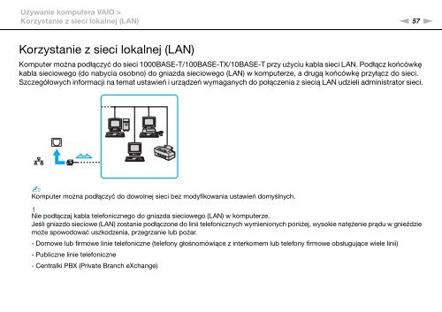 Sony VGN-NW2ZRF - VGN-NW2ZRF Mode d'emploi Polonais