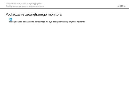 Sony VGN-NW2ZRF - VGN-NW2ZRF Mode d'emploi Polonais