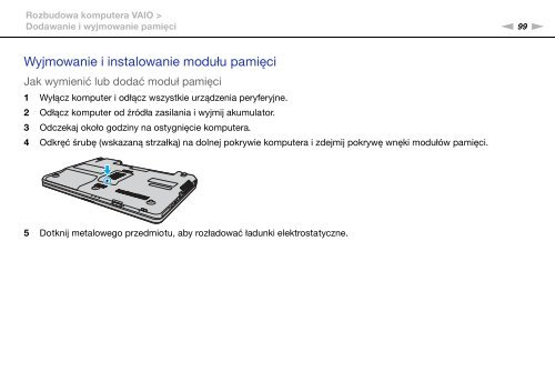 Sony VGN-NW2ZRF - VGN-NW2ZRF Mode d'emploi Polonais