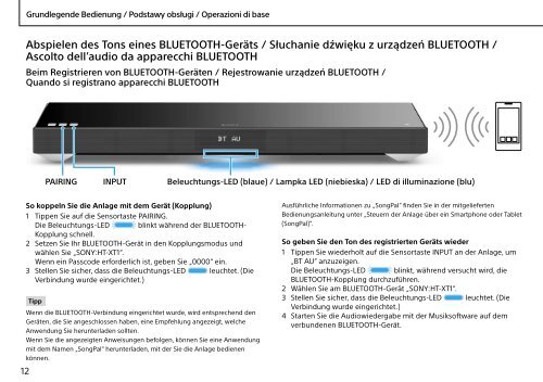 Sony HT-XT1 - HT-XT1 Istruzioni per l'uso Polacco