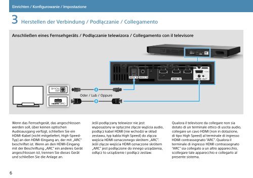 Sony HT-XT1 - HT-XT1 Istruzioni per l'uso Polacco