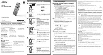 Sony ICD-UX533 - ICD-UX533 Guida di configurazione rapid Bulgaro