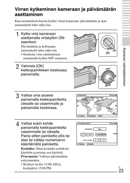 Sony NEX-5 - NEX-5 Mode d'emploi Finlandais