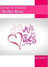 Jornal Brilho Rosa. Edição: Maio, 2017