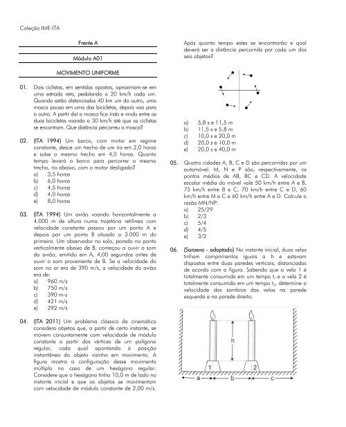 Coleção IME-ITA - Física - Livro 1