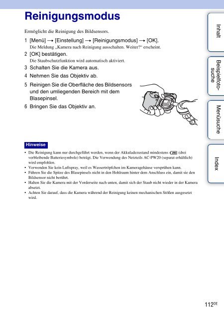 Sony NEX-5 - NEX-5 Guide pratique Allemand