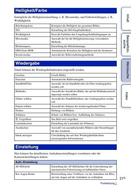 Sony NEX-5 - NEX-5 Guide pratique Allemand