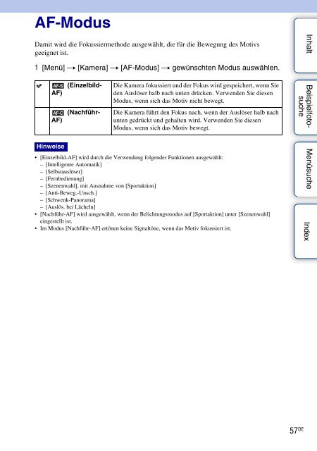 Sony NEX-5 - NEX-5 Guide pratique Allemand