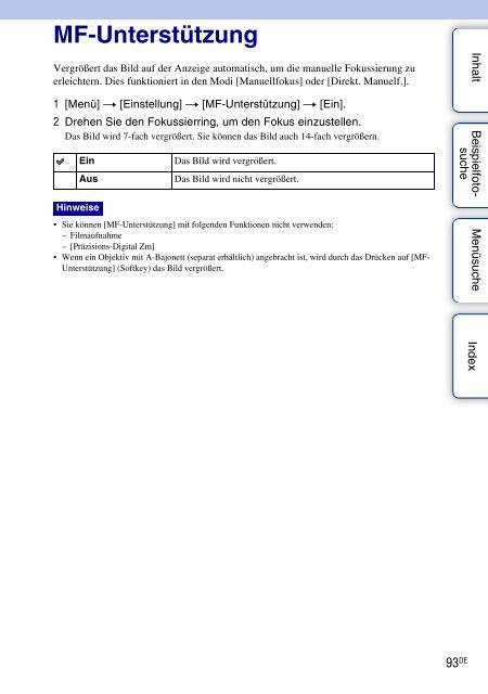 Sony NEX-5 - NEX-5 Guide pratique Allemand