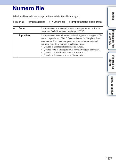 Sony NEX-5 - NEX-5 Guide pratique Italien