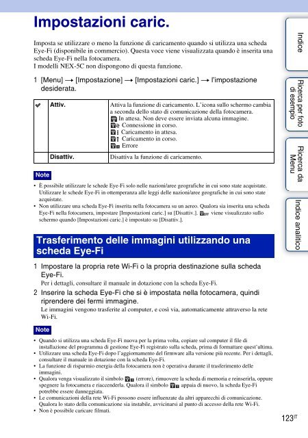 Sony NEX-5 - NEX-5 Guide pratique Italien