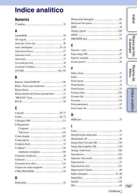 Sony NEX-5 - NEX-5 Guide pratique Italien