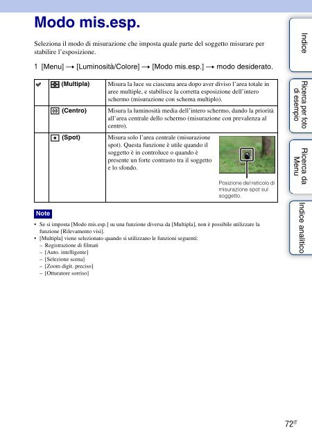 Sony NEX-5 - NEX-5 Guide pratique Italien