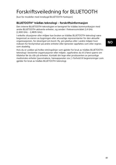 Sony SVF1521P2E - SVF1521P2E Documents de garantie Su&eacute;dois