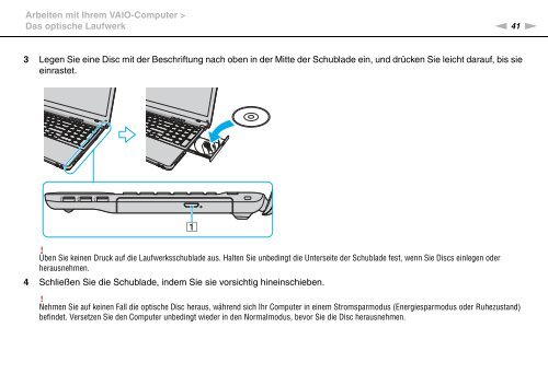 Sony VPCEC4S0E - VPCEC4S0E Mode d'emploi Allemand