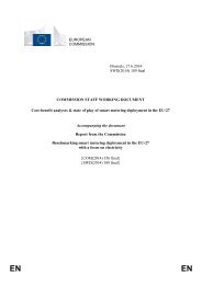 EC_Cost-benefit analyses & state of play of smart metering deployment in EU-27