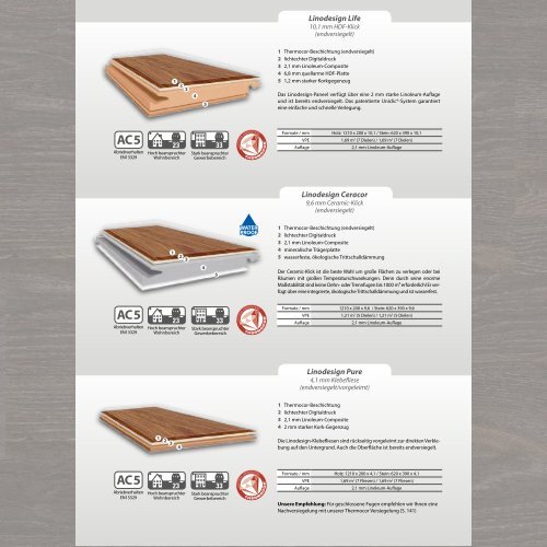 dwb Produktinformation LinoDesignWood Schloßeiche gedämpft LP657