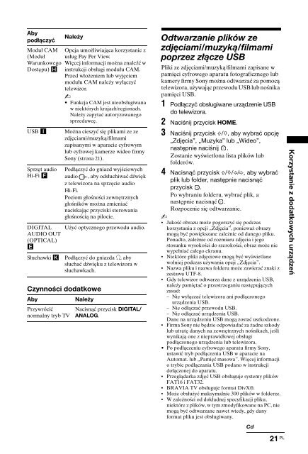 Sony KDL-32NX520 - KDL-32NX520 Consignes d&rsquo;utilisation Hongrois