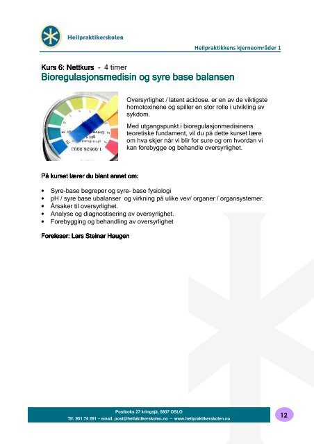 Modulkatalog heilpraktikkens kjerneområder1