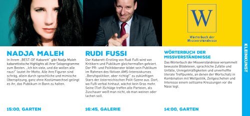 C'est la Mü 2017 - Programmheft