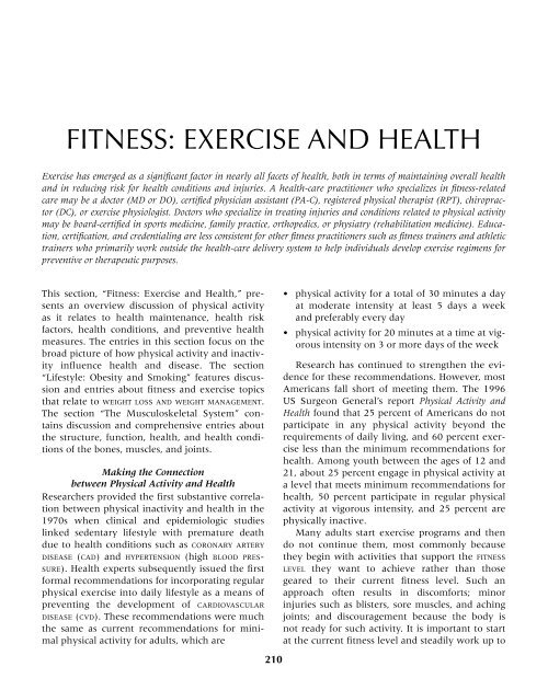 Encyclopedia of Health and Medicine