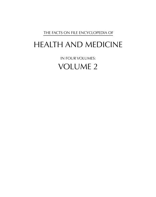 Encyclopedia of Health and Medicine