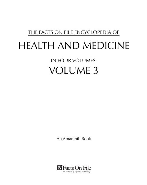 Encyclopedia of Health and Medicine