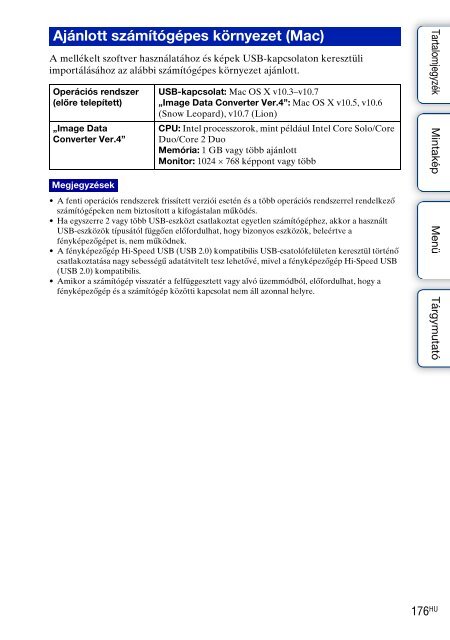 Sony NEX-F3D - NEX-F3D Consignes d&rsquo;utilisation Hongrois