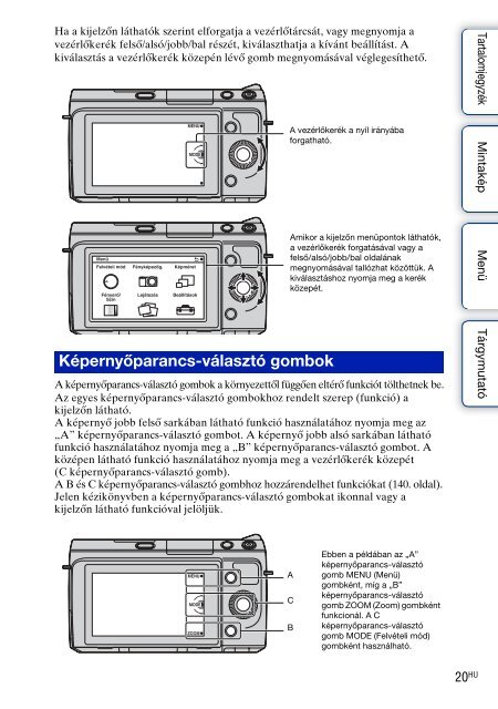 Sony NEX-F3D - NEX-F3D Consignes d&rsquo;utilisation Hongrois