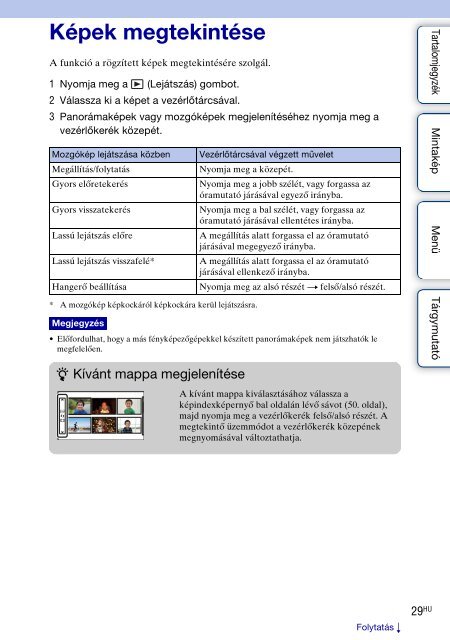 Sony NEX-F3D - NEX-F3D Consignes d&rsquo;utilisation Hongrois