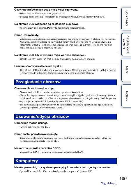 Sony NEX-F3D - NEX-F3D Consignes d&rsquo;utilisation Polonais