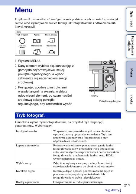 Sony NEX-F3D - NEX-F3D Consignes d&rsquo;utilisation Polonais