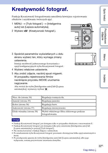 Sony NEX-F3D - NEX-F3D Consignes d&rsquo;utilisation Polonais