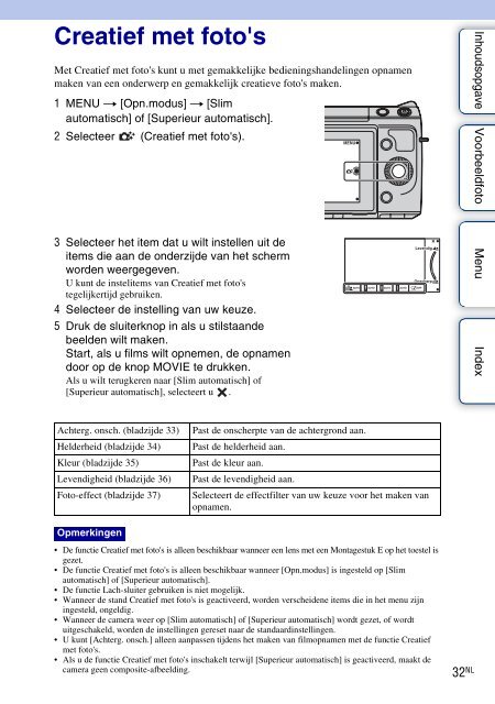 Sony NEX-F3D - NEX-F3D Consignes d&rsquo;utilisation N&eacute;erlandais