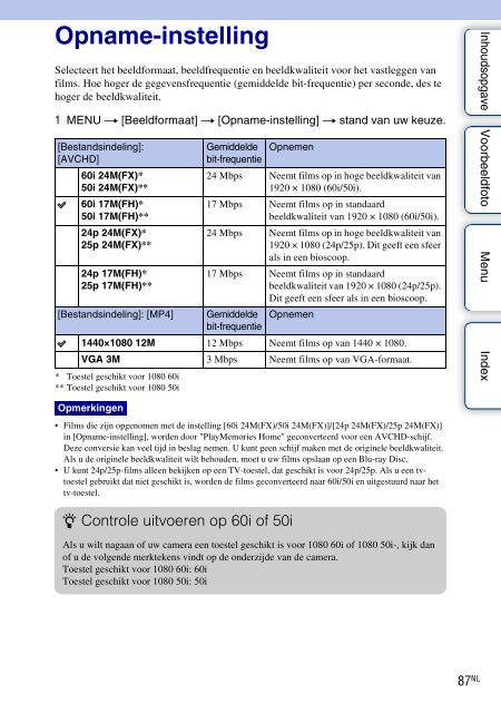 Sony NEX-F3D - NEX-F3D Consignes d&rsquo;utilisation N&eacute;erlandais