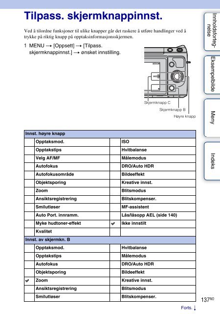 Sony NEX-F3D - NEX-F3D Consignes d&rsquo;utilisation Norv&eacute;gien