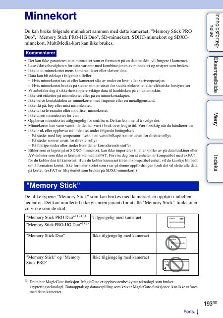 Sony NEX-F3D - NEX-F3D Consignes d&rsquo;utilisation Norv&eacute;gien