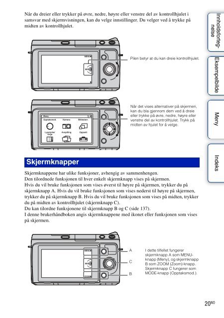 Sony NEX-F3D - NEX-F3D Consignes d&rsquo;utilisation Norv&eacute;gien