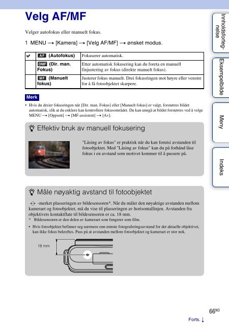 Sony NEX-F3D - NEX-F3D Consignes d&rsquo;utilisation Norv&eacute;gien