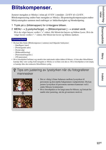 Sony NEX-F3D - NEX-F3D Consignes d&rsquo;utilisation Norv&eacute;gien