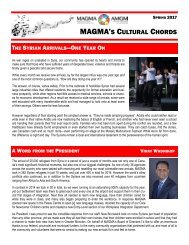 MAGMA Newsletter Spring 2017