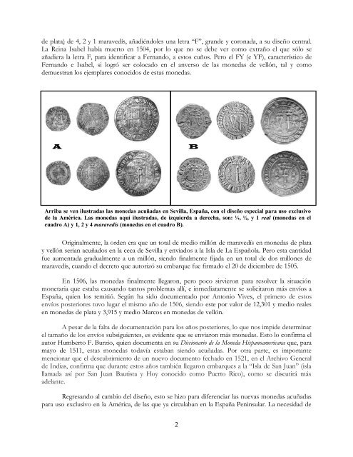 LA PRIMERA MONEDA OFICIAL DE LA AMÉRICA