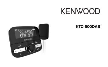 Kenwood KTC-500DAB - Car Electronics Italian (Instruction Manual) Europe (2017)