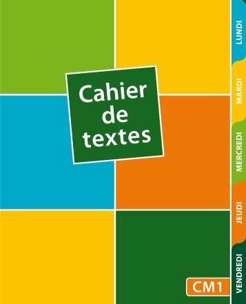 Cahier de texte santé CM1