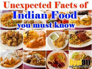 11 Unexpected Facts of Indian Food you must know