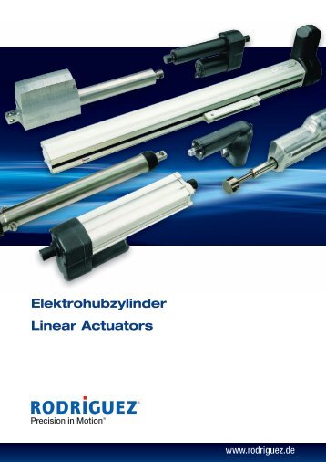 Elektrohubzylinder Linear Actuators - Rodriguez