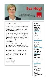 Newsletter Eva Högl MdB_Ausgabe 68