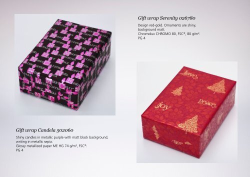 JUNG Christmas gift wrap Collection 2017