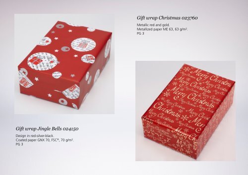 JUNG Christmas gift wrap Collection 2017