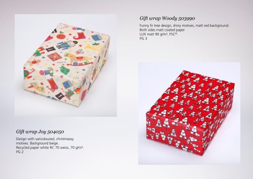 JUNG Christmas gift wrap Collection 2017